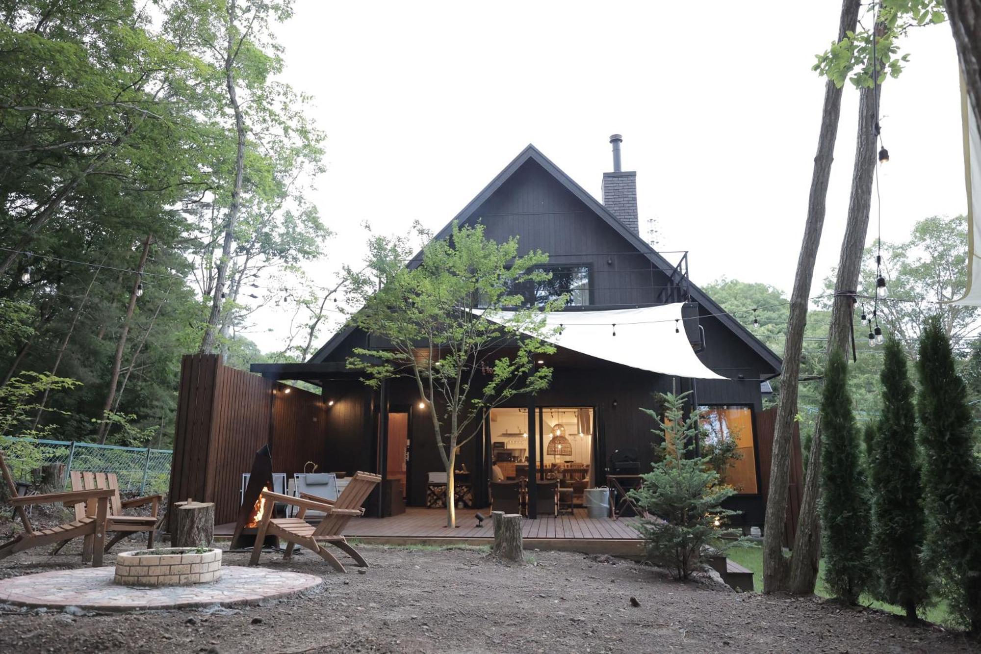Sauna Forest Cabin 軽井沢 御代田　Mori-Asobi Oiwake Exterior foto