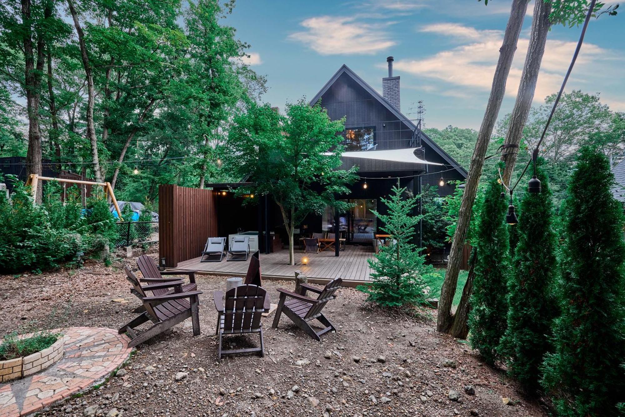 Sauna Forest Cabin 軽井沢 御代田　Mori-Asobi Oiwake Exterior foto